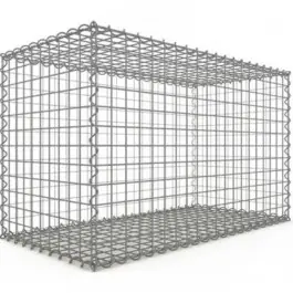 Gabion 100x60x50 cm fil 4mm maille 5x5 cm 5 faces sans 1 côté Réduction