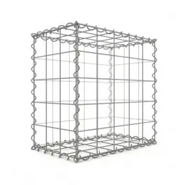 Affaire À Saisir Gabion 50x50x30 cm fil 4mm maille 10x10 cm 5 faces sans dessous