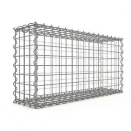 Gabion 80x40x20 cm fil 4 mm maille 5x5 cm 5 faces sans dessous Certifié