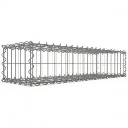 Gabion 100x20x30 cm fil 4 mm maille 10x10 cm 5 faces sans dessous Pas Cher