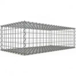 Acheter Direct Gabion 100x30x50 cm fil 4 mm maille 5x5 cm 5 faces sans dessous