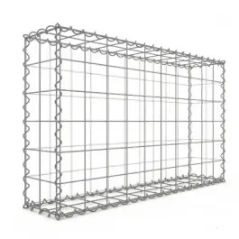 Gabion 100x60x20 cm fil 4 mm maille 10x10 cm 5 faces sans dessous Marque