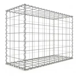 Gabion 100x70x40 cm fil 4mm maille 10x10 cm 5 faces sans dessous Meilleure Vente
