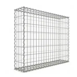 Gabion 100x80x20 cm fil 4mm maille 5x10 cm 5 faces sans dessous Produit De Marque