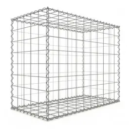 Prix Promo Gabion 100x80x50 cm fil 4mm maille 10x10 cm 5 faces sans dessous