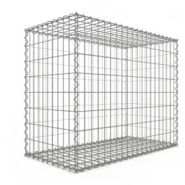 Bon Plan Gabion 100x80x50cm fil 4mm maille 5x10 et 10x10cm 5 faces sans dessous