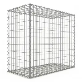 Gabion 100x90x50cm fil 4mm maille 5x10 et 10x10cm 5 faces sans dessous Pas Cher