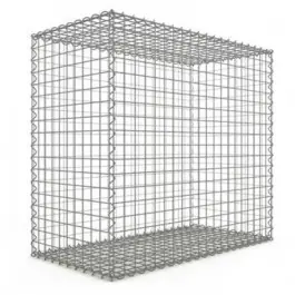 Vente Flash Gabion 100x90x50 cm fil 4mm maille 5x5 cm 5 faces sans dessous