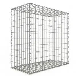 Meilleur Choix Gabion 100x100x50cm fil 4mm maille 5x10 et 10x10cm sans dessous