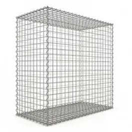 Réduction Gabion 100x100x50 cm fil 4mm maille 5x5 cm 5 faces sans dessous