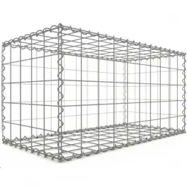 Solde Gabion 200x100x100 cm fil 4,5mm maille 10x10 cm 5 faces sans dessous