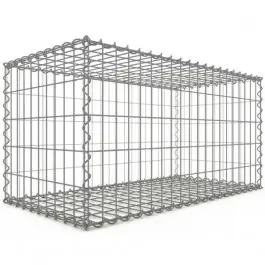 Soldes Gabion 200x100x100cm fil 4,5mm maille 5x10 et 10x10cm sans dessous