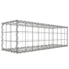 Seulement Aujourd'hui Gabion 200x50x50 cm fil 4,5mm maille 10x10 cm 5 faces sans dessous
