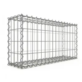 Gabion 80x40x20 cm fil 4 mm maille 5x10 et 10x10 cm 6 faces Marque