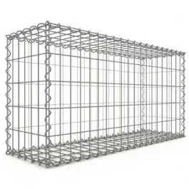 Bon Plan Gabion 100x50x30 cm fil 4 mm maille 5x10 et 10x10 cm 6 faces