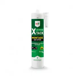 Mastic MS Polymère Tec7 X-Tack Noir 290 ml Bon Marché