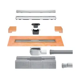 Kit Étanchéité Évacuation Douche Italienne Schlüter Kerdi-Line-A 80cm Super Prix