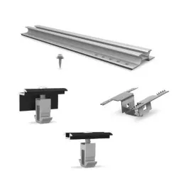 Kit Fixation 1 Panneau Solaire K2 Systems Paysage Toiture Bac Acier Offre Spéciale