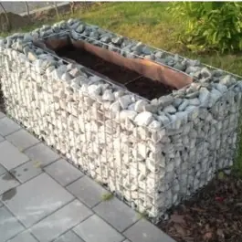 Jardinière en gabion 100x60x100 cm – épaisseur 10 cm Dernier Modèle