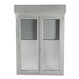Fenêtre PVC 2 vantaux volet électrique intégré 145 x 100 cm Dernière Chance