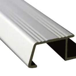 Nez de Marche en Aluminium Chromé Mat pour Carrelage 11 mm x 3 m Petit Prix