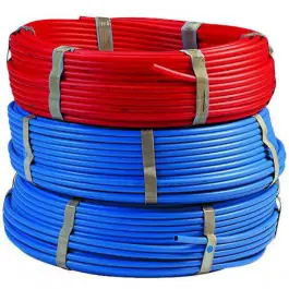 Tube PER Nu Rouge 12 mm, Couronne de 120 m Expédition Rapide