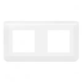 Plaque Finition Horizontale Legrand Mosaic 2x2 Modules Blanc 078804L Bon Plan