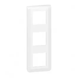 Satisfait Ou Remboursé Plaque de Finition Verticale Legrand Mosaic 3x2 Modules Blanc 078823L