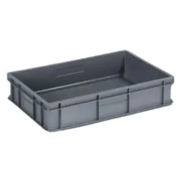 Bon Marché Bac Gerbable PP NF Classic 26 L Gris 600x400x130mm Engels E-6413