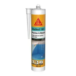 Achetez Aujourd'hui Mastic Silicone pour Piscine et Bassin SikaSeal-163 transparent, 300ml