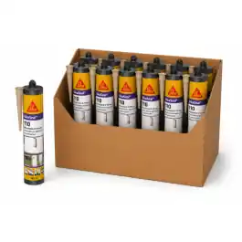 Réduction Mastic Silicone Menuiserie Vitrage SikaSeal-110 beige 12x300ml