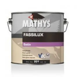 Soldes Peinture laque satinée Fassilux Mathys blanc, 10 litres
