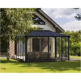 Nouveauté Tonnelle Fermée Aluminium Polycarbonate Canopia Ledro 4300 4,3 x 3 m