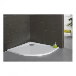 Nouvelle Collection Receveur de douche Kinesurf, 1/4 de rond 100 x 100 cm, coloris blanc