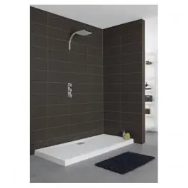 Achat Immédiat Receveur de douche Kinecompact, rectangle 100 x 70 cm, coloris blanc