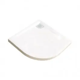 Receveur de douche Kinecompact 1/4 de rond 100 x 100 cm, coloris blanc Réduction