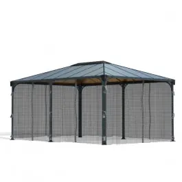 Moustiquaire pour Tonnelle Canopia Martinique 5000 / Milano 4300 Gris Offre Du Jour