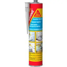 Mastic silicone SIKA SANISIL Translucide anti-moisissures 1x 300 ml Livraison Express