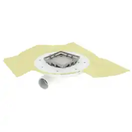Siphon Extra Plat à Carreler ⌀40mm Inox 10x10cm Docia Nicoll SFH10NR Satisfait Ou Remboursé