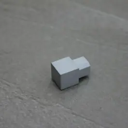 Embout pour Profilé de Finition Carrelage 10 mm Chromé Mat Vente Directe