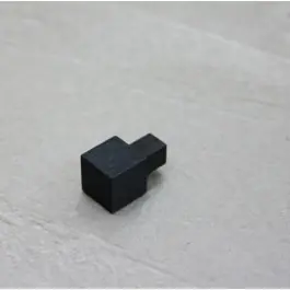 Réduction Embout pour Profilé de Finition Carrelage 12 mm Noir Brossé