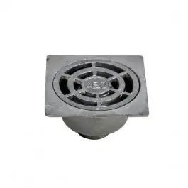 Siphon de Sol 150 x 150 mm en Aluminium Expédié Aujourd'hui