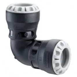 Coude 90° Encliquetable Plasson pour Tube PE 50 mm 1005050 Paiement Sécurisé
