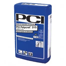 Mortier Fibré de Réparation de Façades PCI Polycret 315 Sac 25kg Usine Directe