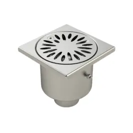 Meilleur Prix Siphon de Sol Inox Limatec 100x100 à sortie verticale 40 mm, H69 mm