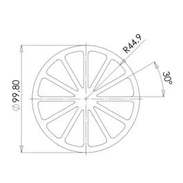 Grille Anti-rongeurs Inox pour Siphon Limatec ⌀ 100 mm Marque
