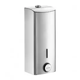 Distributeur de Savon Mural Manuel Inox Poli Brillant Delabie 510580 Seulement Aujourd'hui