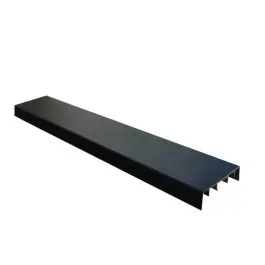 Couvertine Alu Finibeau Plat 22x210cm Noir Sablé Must-Have