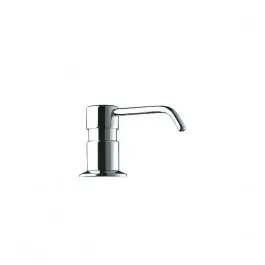 Distributeur de Savon sur Table Manuel Bec Coudé Delabie Chrome 729112 Pas Cher
