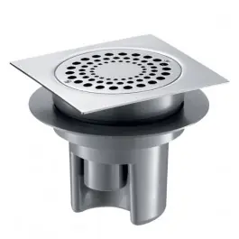 Promotion Siphon de Sol Delabie 150 x 150 mm Grille Inox